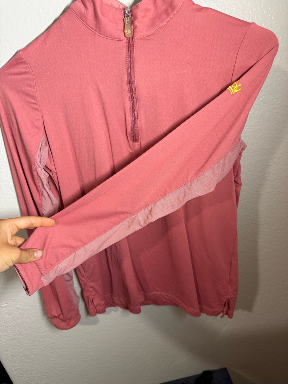 Dusty rose Kestel Denmark long sleeve sun shirt